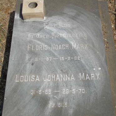 MARX Floris Noach 1887-1962 &amp; Louisa Johanna 1886-1970