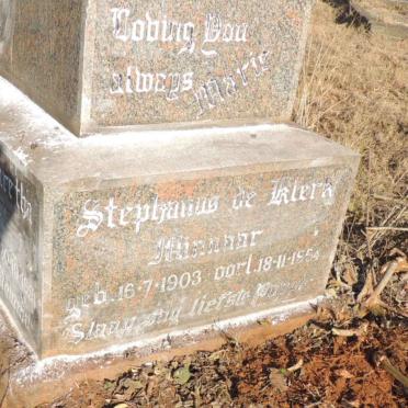 MINNAAR Stephanus de Klerk 1903-1954 & Maria Margaretha 1903-1991_2