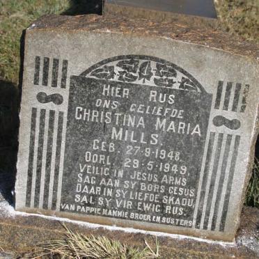 MILLS Christina Maria 1948-1949