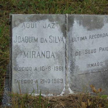 MIRANDA Joaquim da Silva 1961-1969