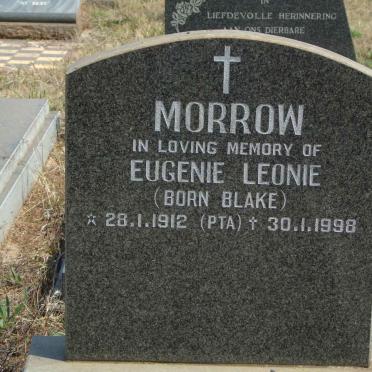 MORROW Eugenie Leonie nee BLAKE 1912-1998