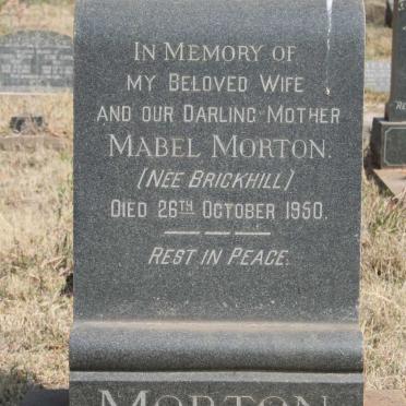 MORTON Mabel nee BRICKHILL -1950