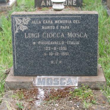 MOSCA Luigi Ciocca 1891-1951