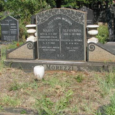 MOREZZI Mario 1887-1960 &amp; Alfonsina 1900-1974