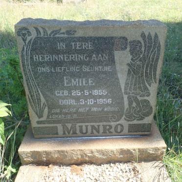 MUNRO Emile 1955-1956