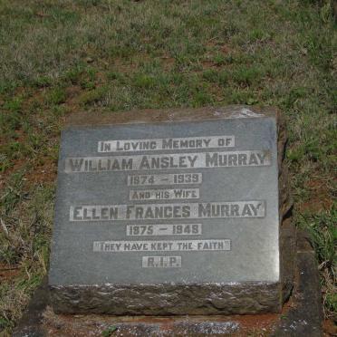MURRAY William Ansley 1874-1939 & Ellen Frances 1875-1948