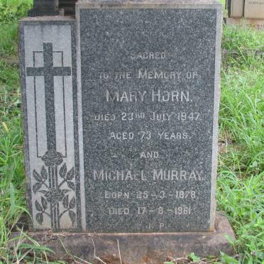 MURRAY Michael 1878-1961 :: HORN Mary -1947