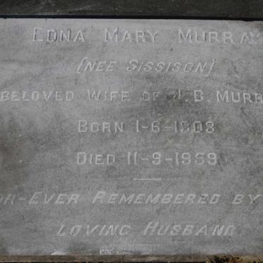 MURRAY Edna Mary nee SISSISON 1903-1959