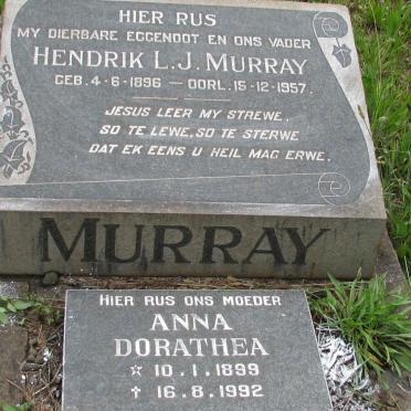MURRAY Hendrik L.J. 1896-1957 &amp; Anna Dorathea 1899-1992