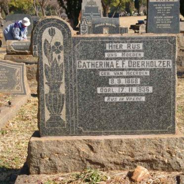 OBERHOLZER Catherina E.F. nee van HEERDEN 1868-1936