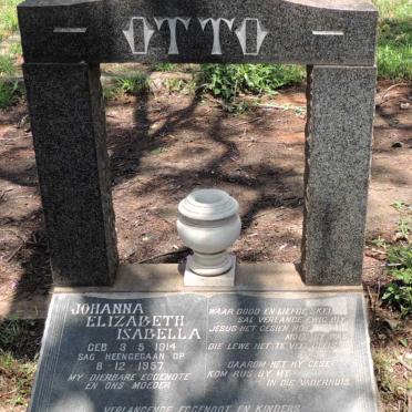 OTTO Johanna Elizabeth Isabella 1914-1957