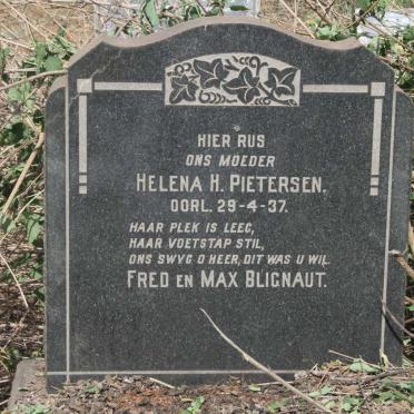 PIETERSEN Helena H. -1937