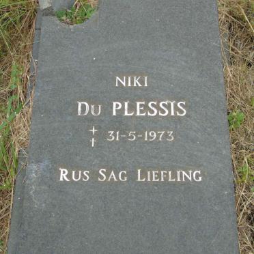 PLESSIS Niki, du 1973-1973