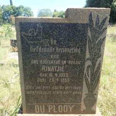 PLOOY Rinatjie, du 1953-1953