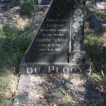 PLOOY A.J., du 1905-1979 &amp; Johanna Susara 1910-1962