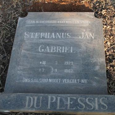 PLESSIS Stephanus Jan Gabriel, du 1929-1962