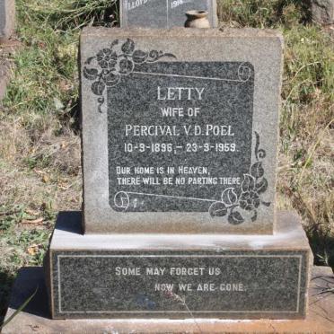POEL Letty, v.d. 1896-1959