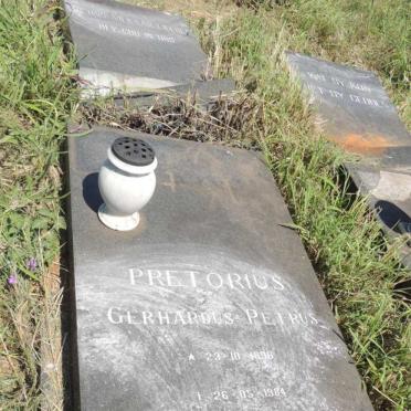 PRETORIUS Gerhardus Petrus 1898-1984