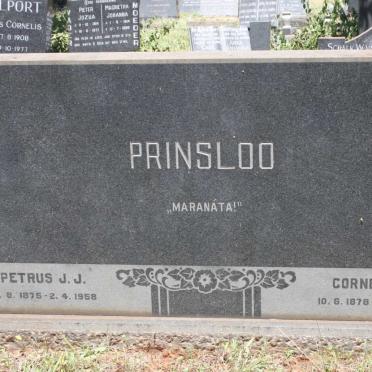 PRINSLOO Petrus J.J. 1875-1958 &amp; Cornelia J. 1878-1964