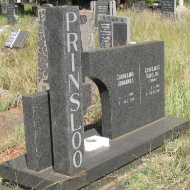 PRINSLOO Cornelius Johannes 1900-1978 & Constance Madeline FRAZER 1904-1998