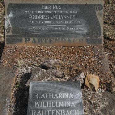 RAUTENBACH Andries Johannes 1901-1953