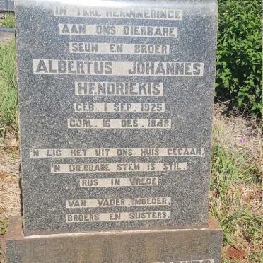 RENSBURG Albertus Johannes Hendriekus, Jansen van 1925-1948 :: JANSEN VAN RENSBURG Anna Catharina Elizabeth 1959-2002