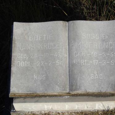 SCHEEPERS Hans Kruger 1947-1954 :: SCHEEPERS Emmerencia 1955-1955