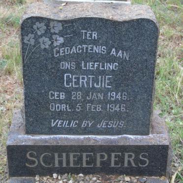 SCHEEPERS Gertjie 1946-1946