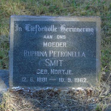 SMIT Ruphina Petronella nee NORTJE 1881-1962