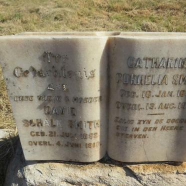 SMITH David Schalk 1852-1918 & Catharina Cornelia 1854-1918