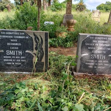 SMITH Hermanus Lucas 1897-1965 & Maria Christina Elizabeth 1903-1983