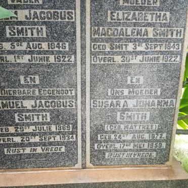 SMITH :: SMIT :: MATTHEE