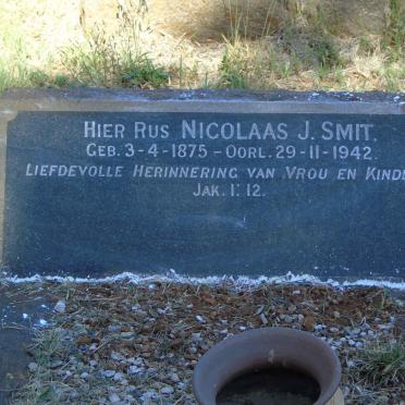 SMIT Nicolaas J. 1875-1942