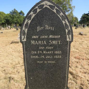 SMIT Maria nee KOCK 1862-1922