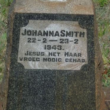SMITH Johanna 1943-1943