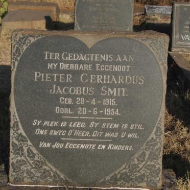 SMIT Pieter Gerhardus Jacobus 1915-1954
