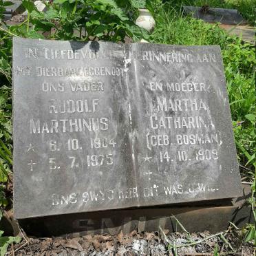 SMIT Rudolf Marthinus 1904-1975 &amp; Martha Catharina BOSMAN 1908-