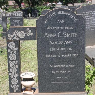 SMITH Anna C. nee DU TOIT 1887-1958