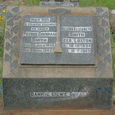 SMITH Petrus Coenraad 1888-1942 &amp; Helena Elizabeth LOXTON 1894-1969