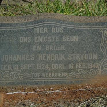 STRYDOM Johannes Hendrik 1924-1947