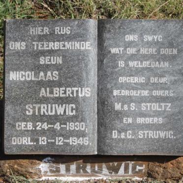 STRUWIG Nicolaas Albertus 1930-1946