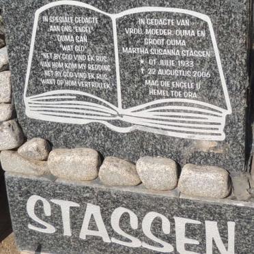 STASSEN Martha Susanna 1933-2006