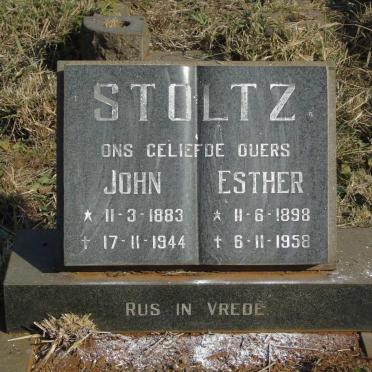 STOLTZ John 1883-1944 & Esther 1898-1958