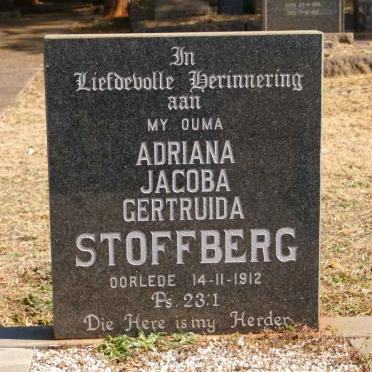STOFFBERG Adriana Jacoba Gertruida -1912