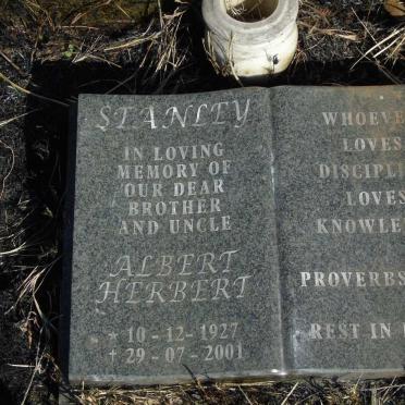STANLEY Ernest 1898-1971 & Gezina Magrieta ZWIEGELAAR 1894-1953 :: STANLEY Albert Herbert 1927-2001 _2