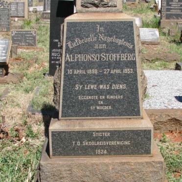 STOFFBERG Alphonso 1898-1953