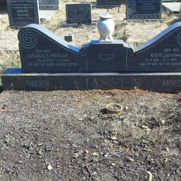 STASSEN Johannes Pienaar 1879-1961 &amp; Katie KUHNE 1891-1971