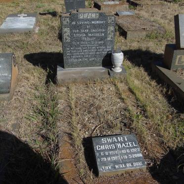 SWART Chris 1914-1983 & Hazel 1923-2008 :: TROLLIP Sylvia Maureen 1929-1945