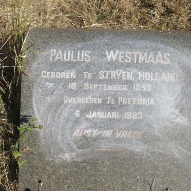 WESTMAAS Paulus 1853-1923