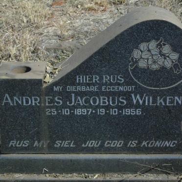 WILKEN Andries Jacobus 1897-1956 